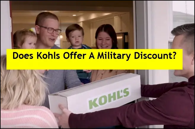 Kohl's offer store military discount